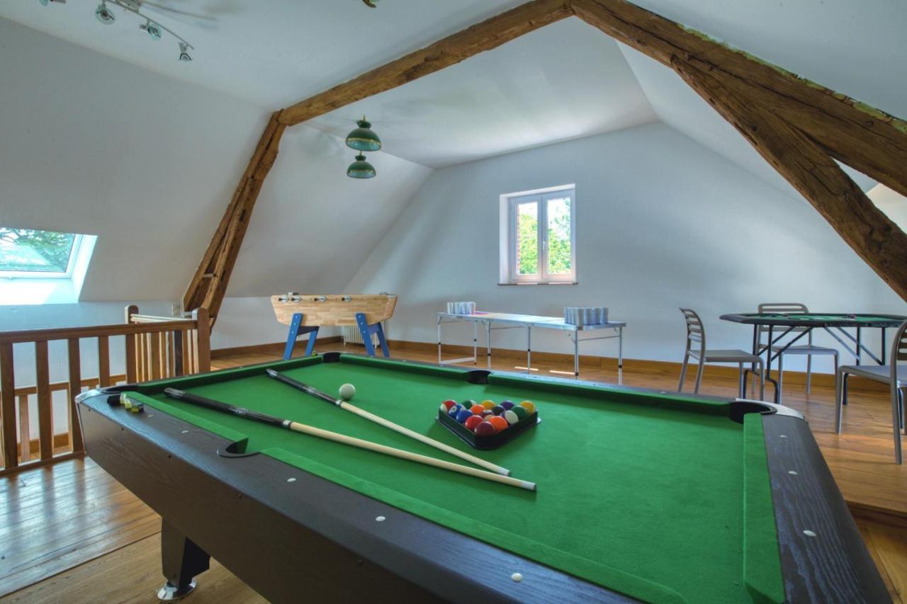 Crazy Villa Le Petit Belair 18 - Heated Pool - Foot - 2H Paris - 30P Aubigny-sur-Nère Exterior foto